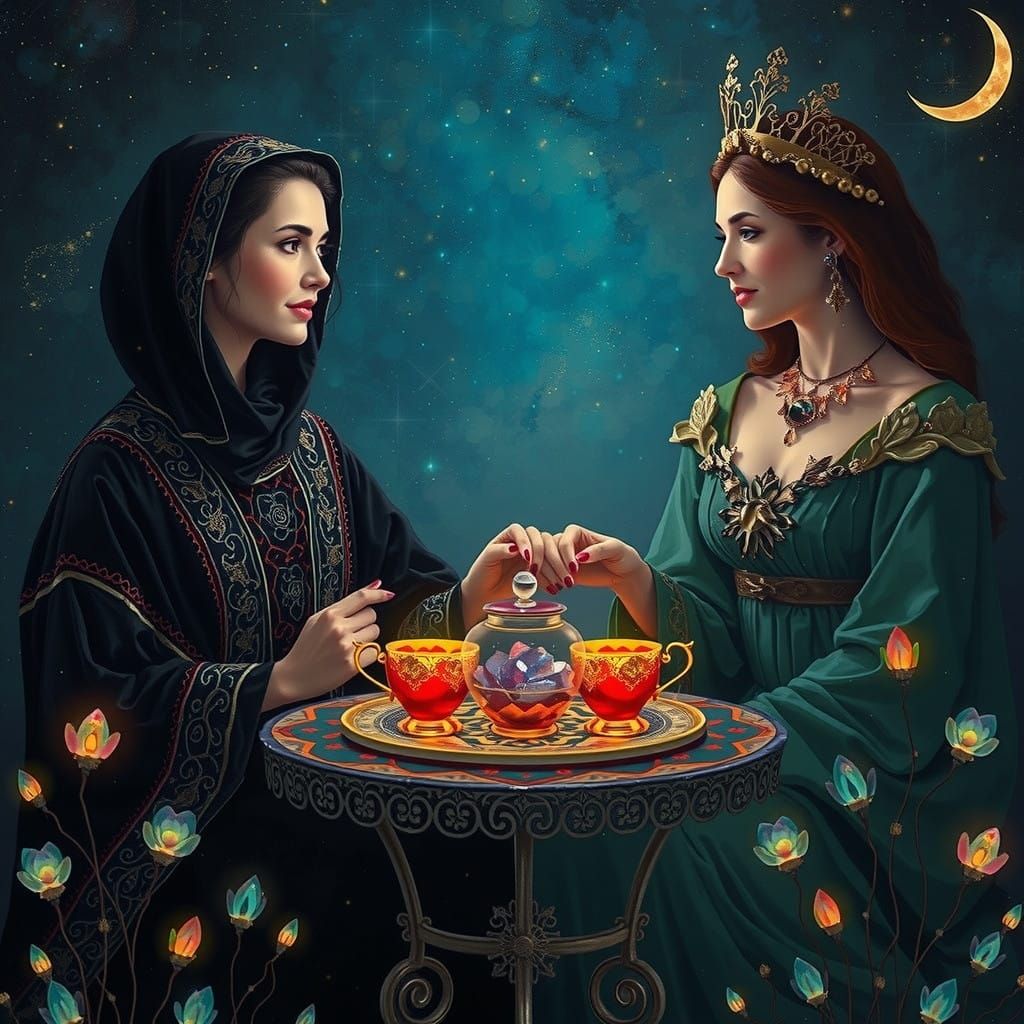 Mystical Matriarchs in Elegant Discussion