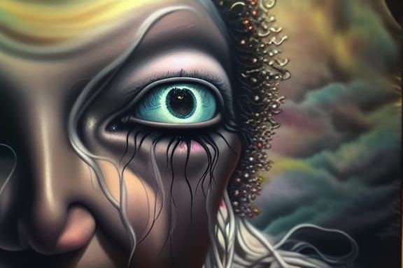 Wandering Spirits in Photorealistic Oil Painting