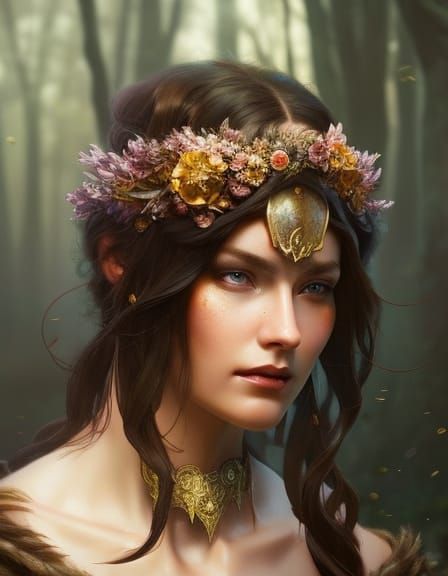 Druid woman