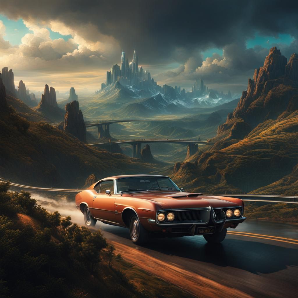 Driving Home: Epic Cinematic Digital Matte Painting