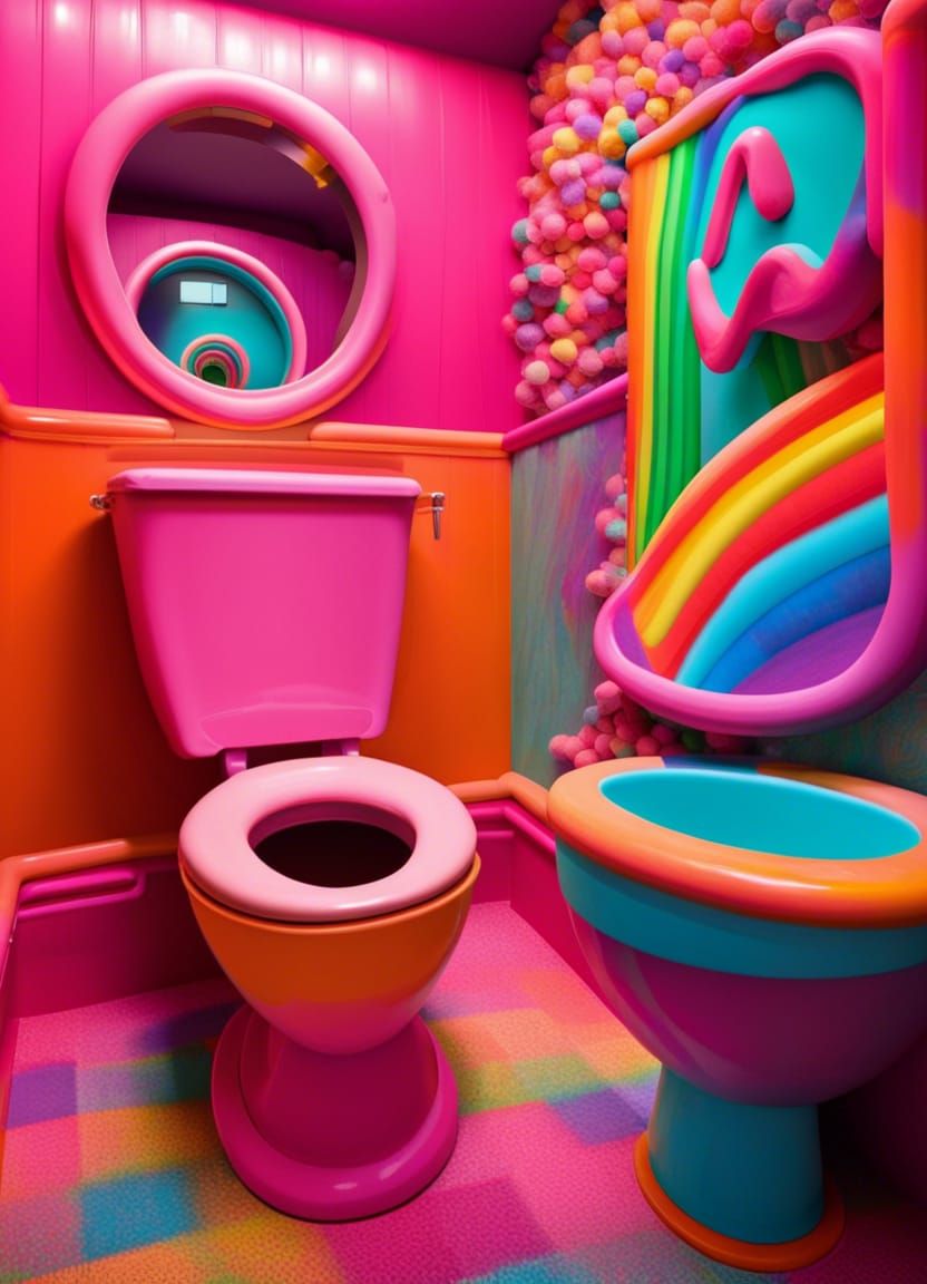 Candy Toilet in Willy Wonka's Chocolate Factory