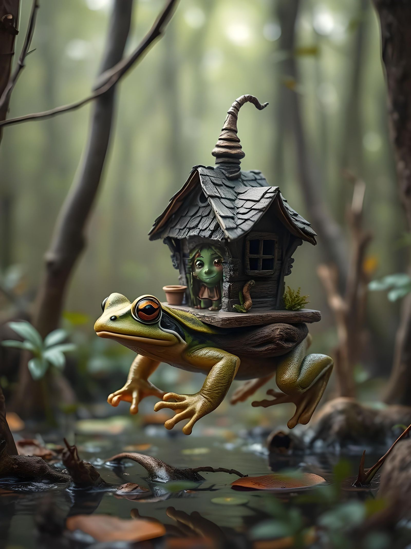 Swamp Witch Character Design