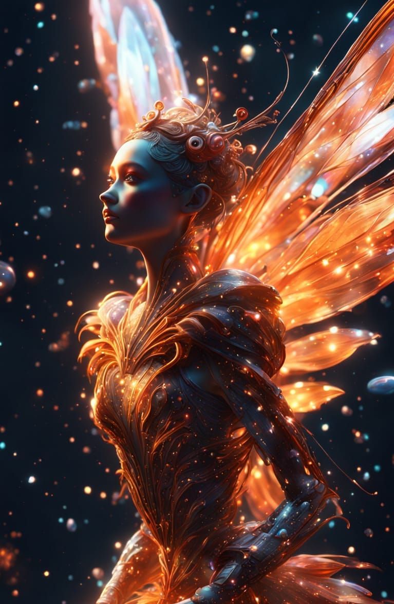 Surreal Fairy in Chromoshadow Technique