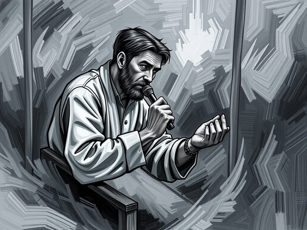 Ethereal Singer Unveiled in Digital Art