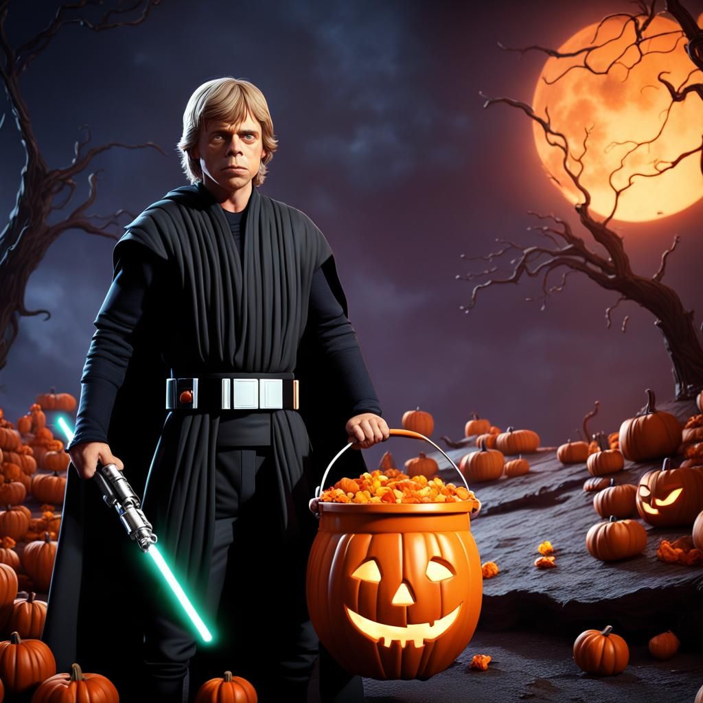 Luke skywalker trick-or-treat