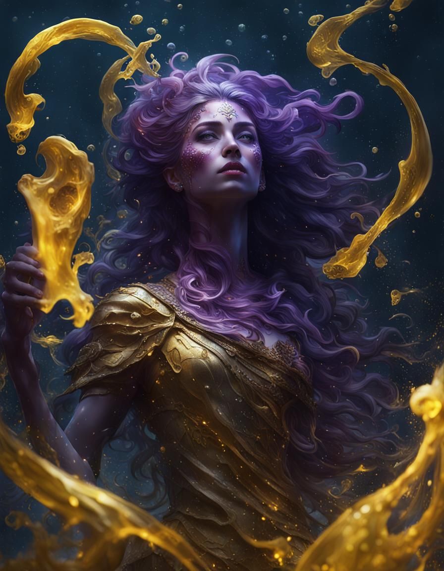 Water Women: Dark Fantasy Art in 8K