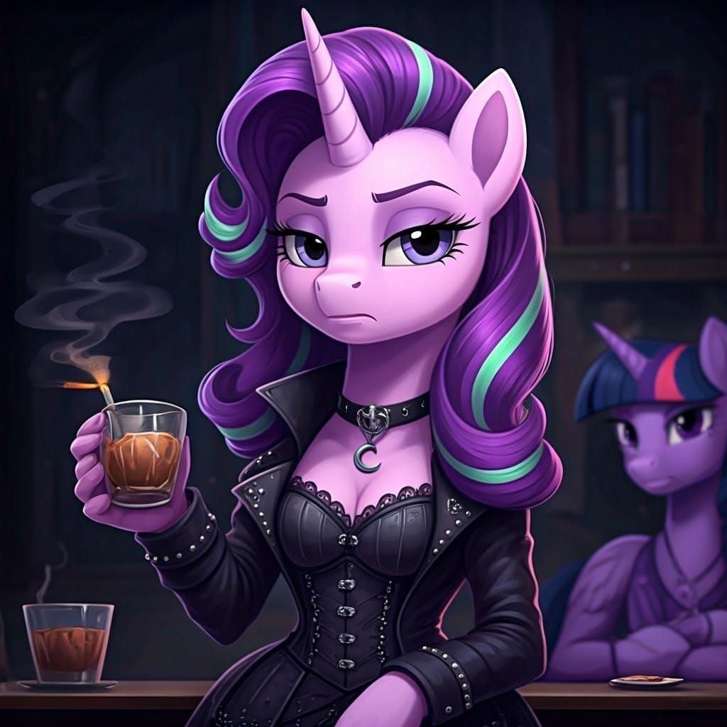 Overweight Starlight Glimmer Scolded by Twilight Sparkle