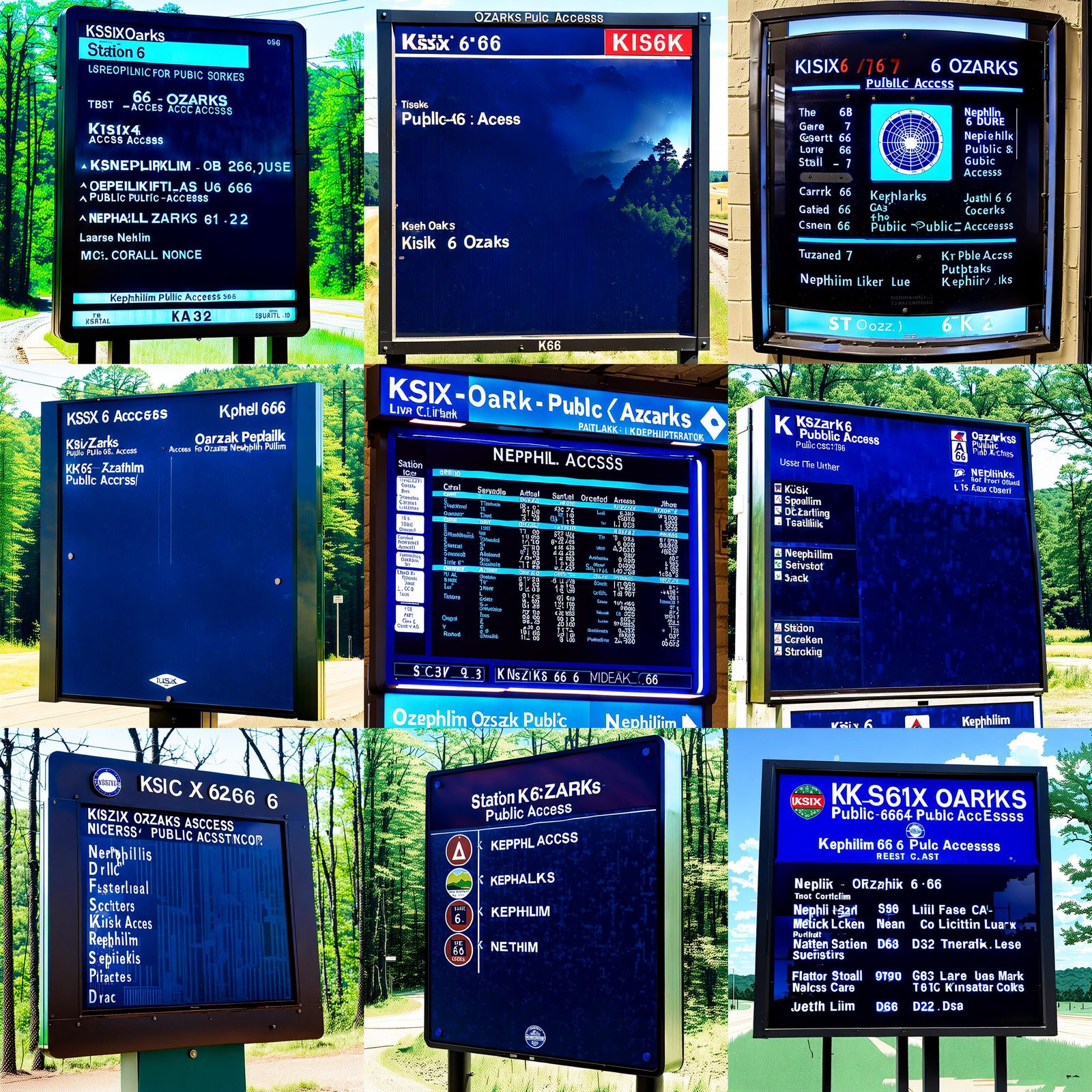 Ozarks Public Access Station Identification Screen