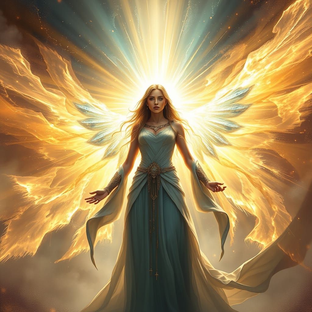 Radiant Woman Revealed as Illusion Dissolves