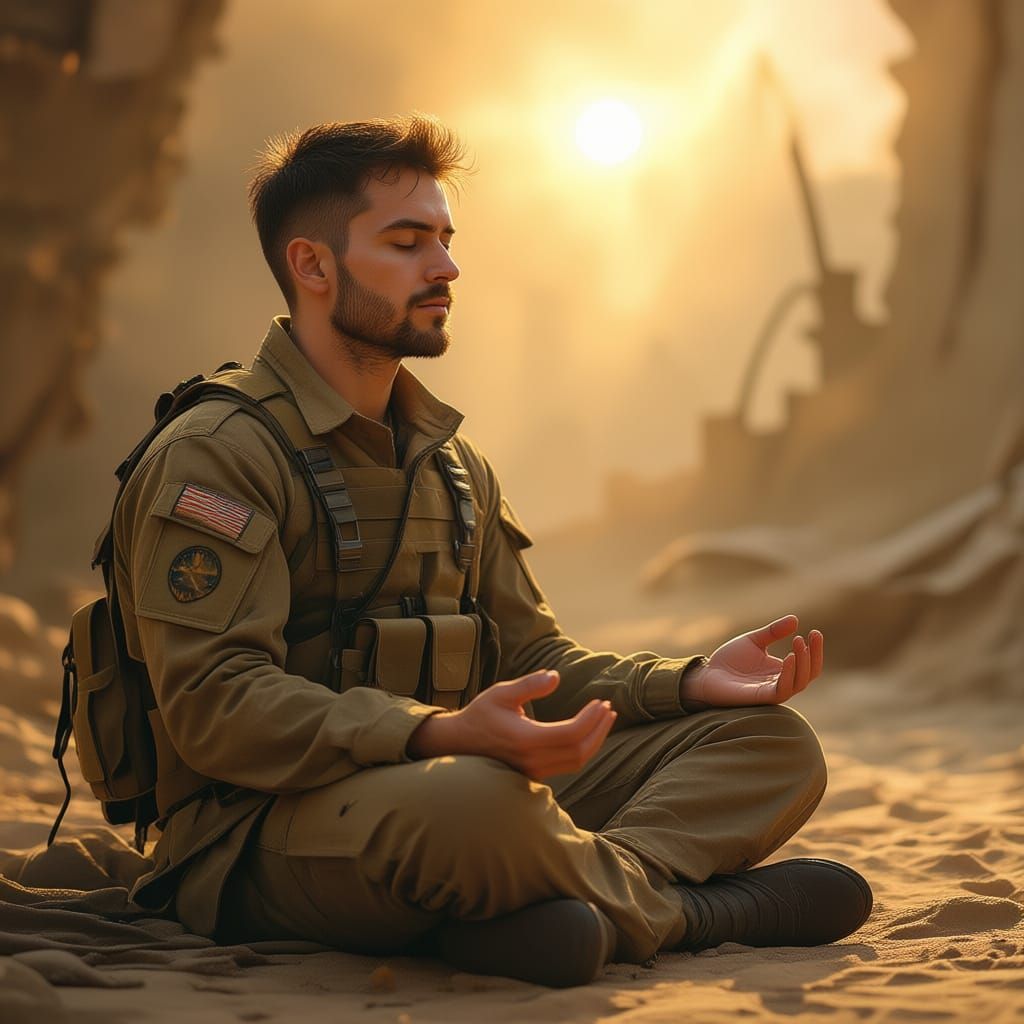 Ukrainian Soldier Finds Peace Through Yoga