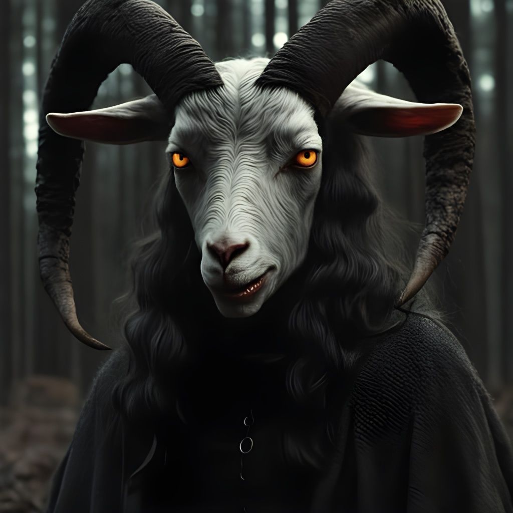 Majestic Goat Portrait