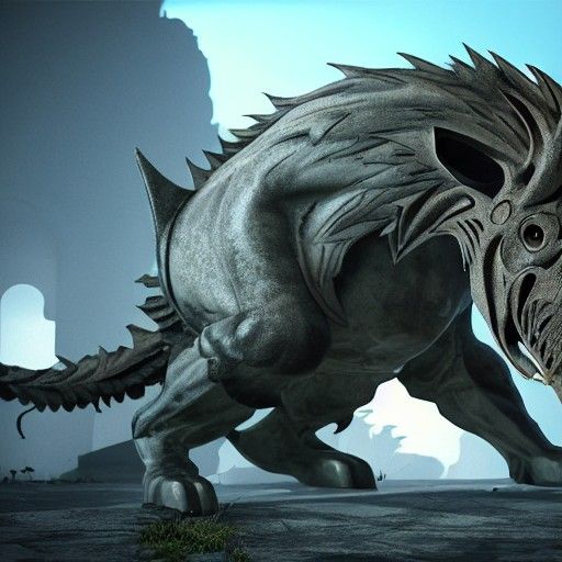 Spectacular 3D Chimera Render in 8K Resolution