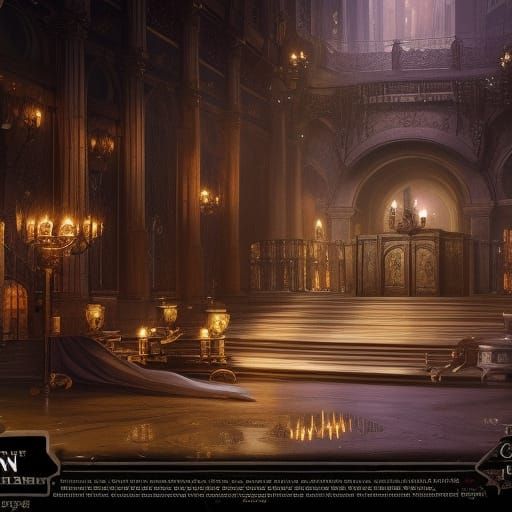 Night Court: Dramatic Digital Matte Painting