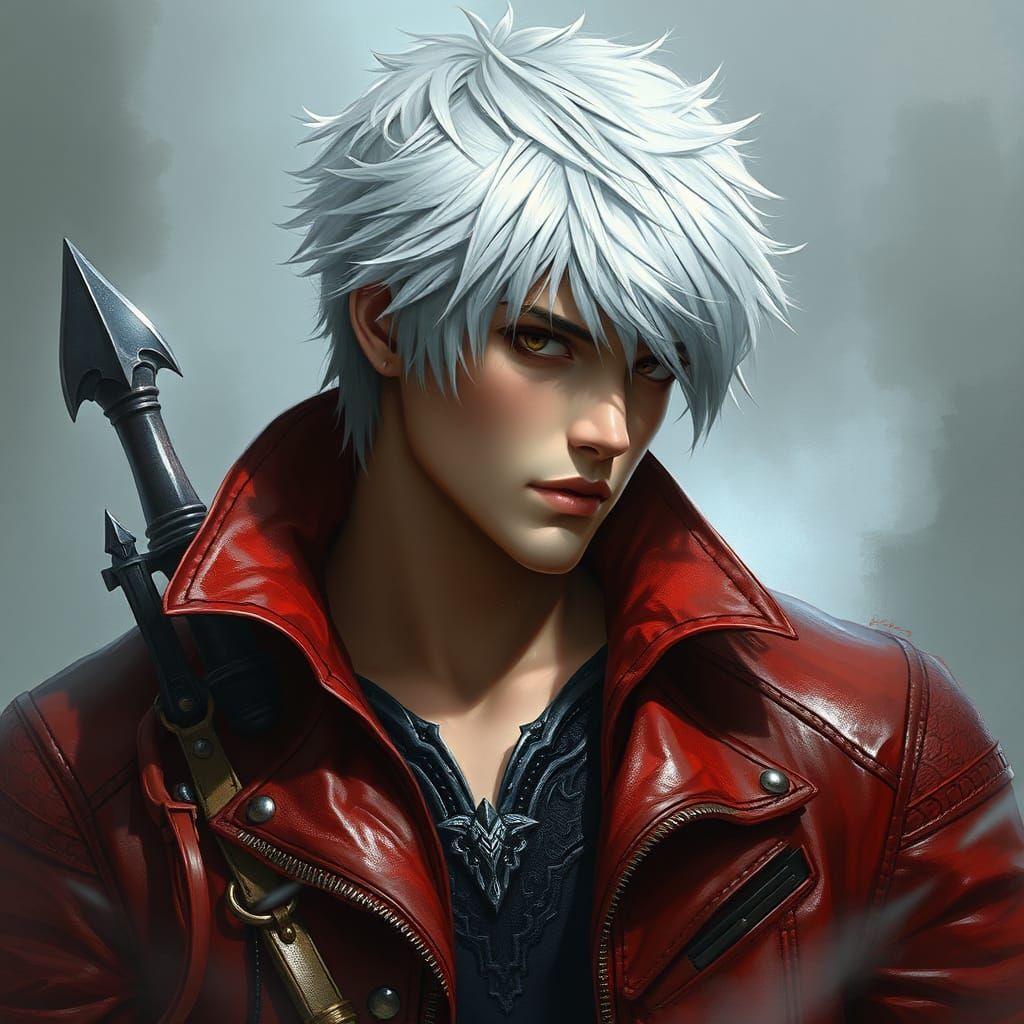 Dante from Devil May Cry: Ethereal Fantasy Portrait