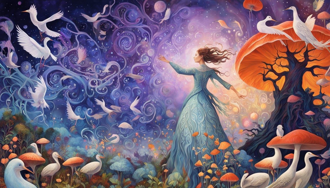 Ethereal Conductor Transforms Choir into Music Notes