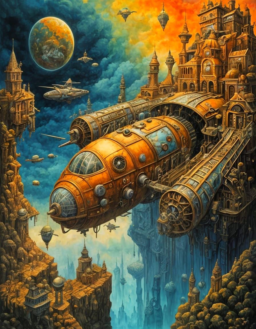 Steampunk Space Station