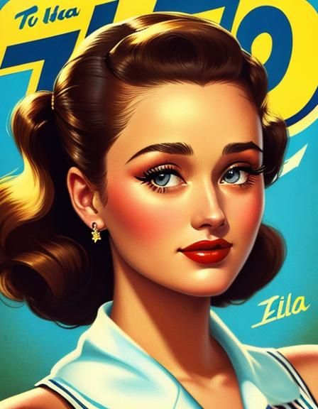 Ella Purnell / pin-up girl