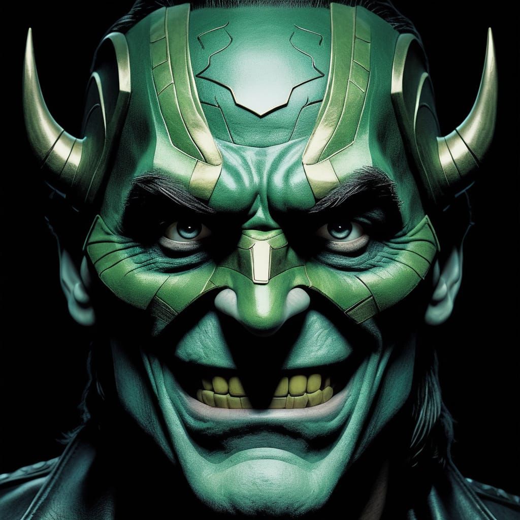 Mysterious Loki Masked Figure Spreads Chaos in Dark Cityscap...