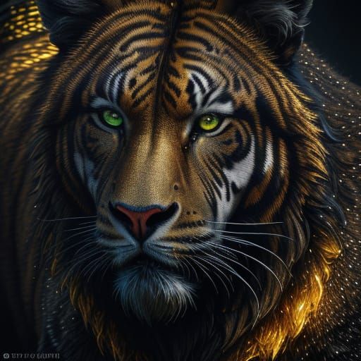 Metallic Animals with Intricate Mechanical Details