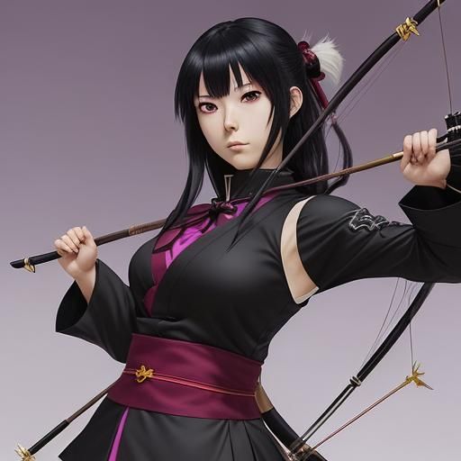 Anime Style: Japanese Goth Archer