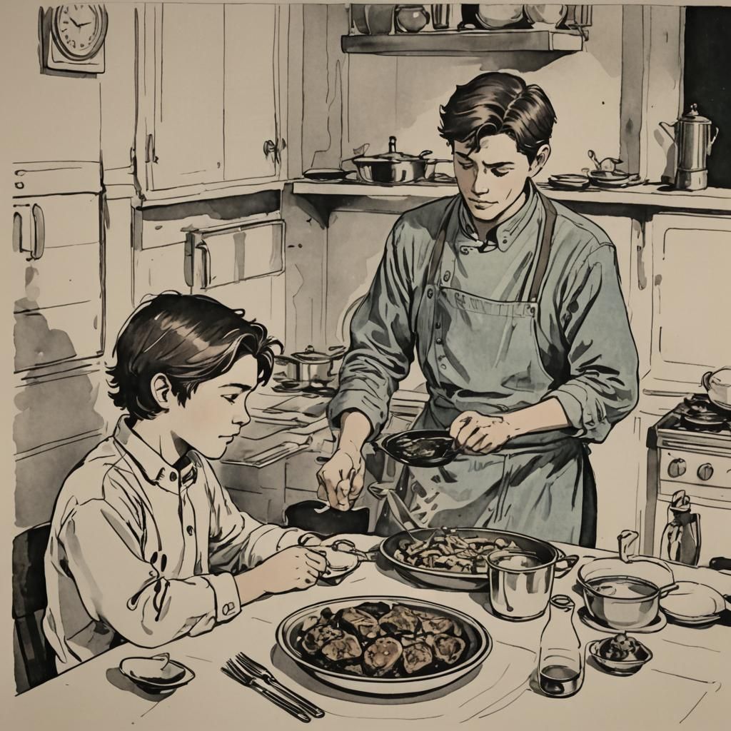 Lukas Cooks a Three-Course Dinner