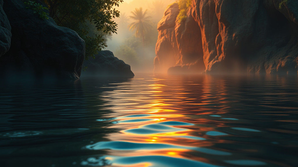 Sanskrit Verses Dissolving into Saraswati River