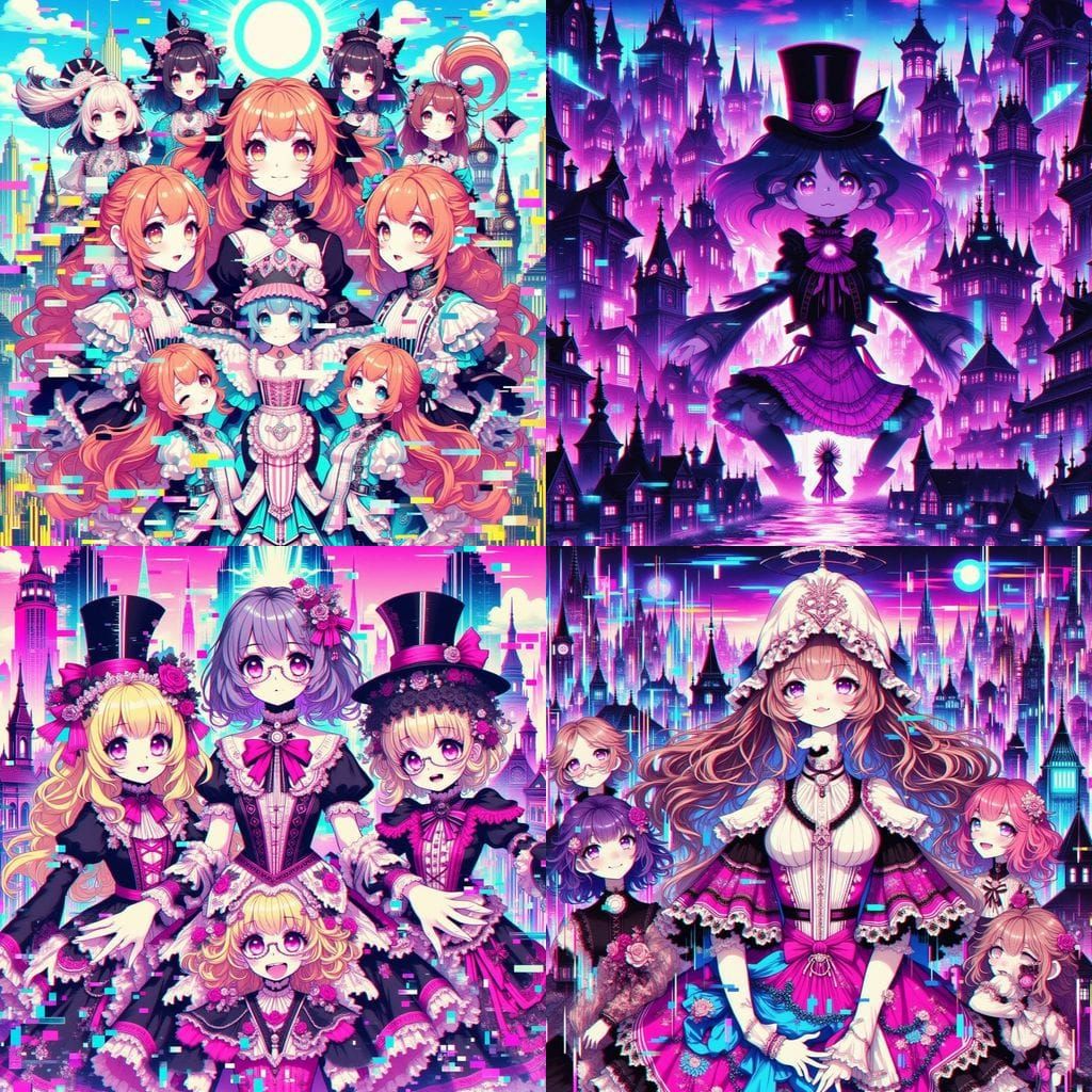 Anime Key Visual of BFDI Characters in Japanese Manga Style