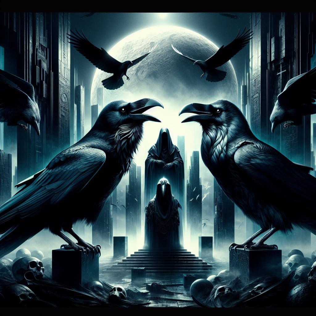 Odin's Ravens: Hyper-Realistic Neo-Gothic Dystopia