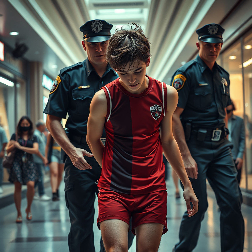 Youthful Thief's Arrest: High-Fantasy Concept Art