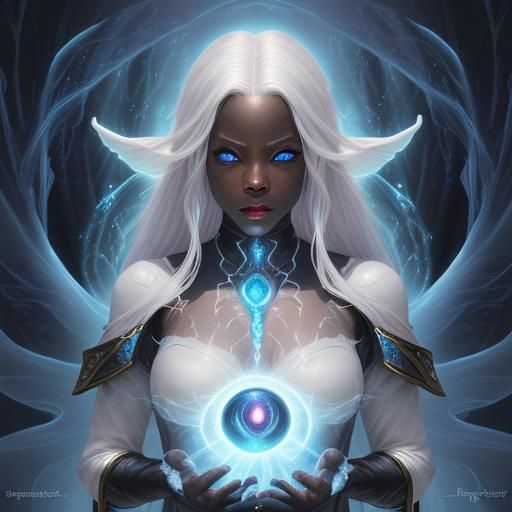 Fantasy Sorceress with Aquakinetic Powers