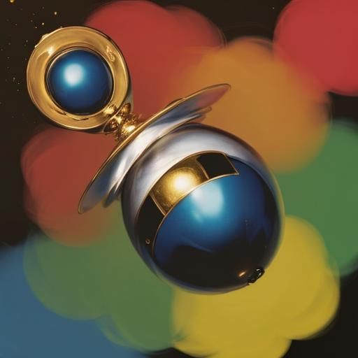 Psychedelic 3D Egg with Fractal Angles