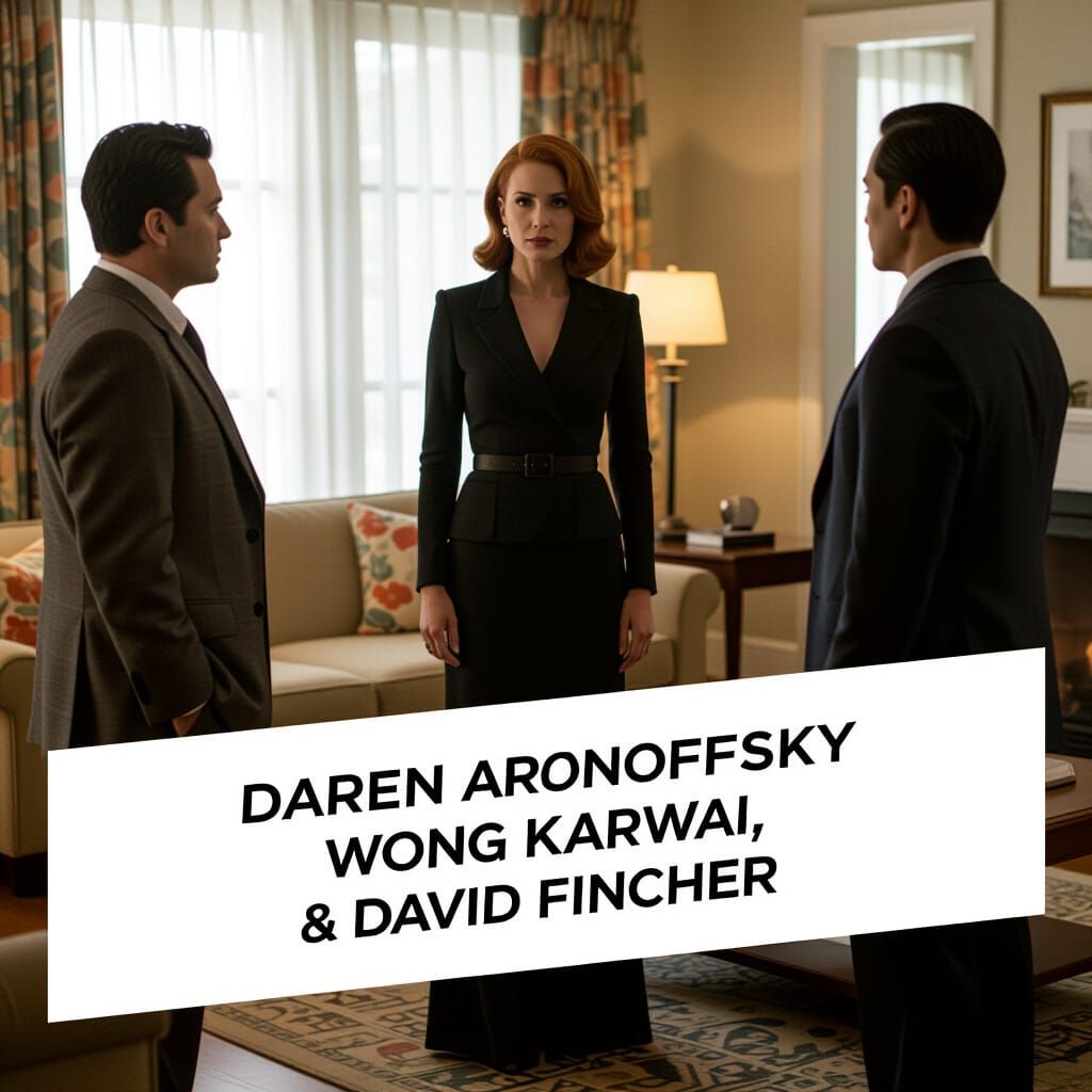 Dramatic Confrontation in a Cozy Living Room