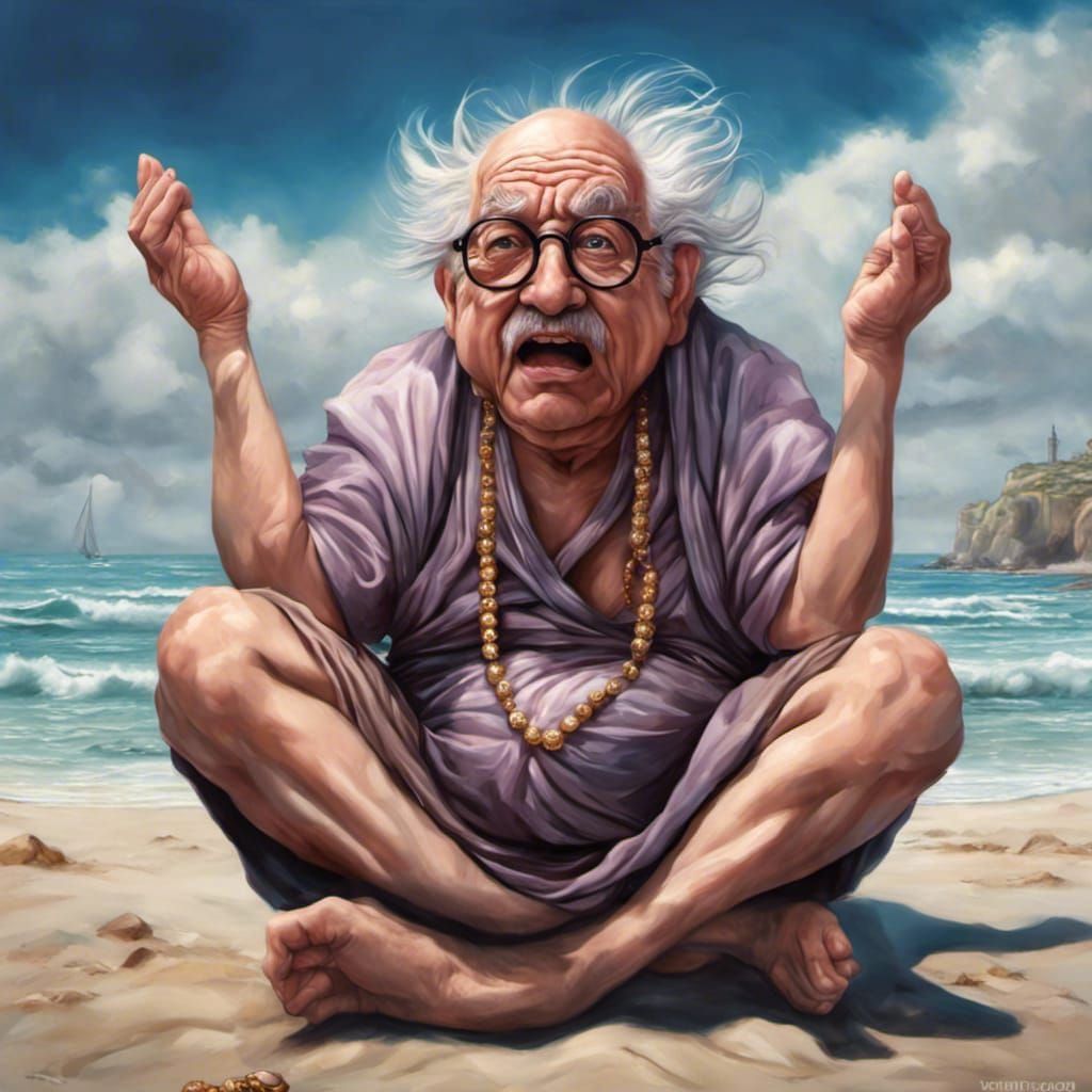 Grandfather is pissed, bending this one and that one