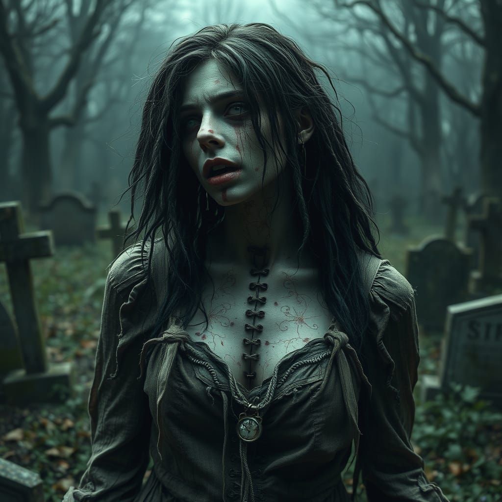 When she was alive, she always said “your heart belongs to me.” It means something different now that she’s a zombie.