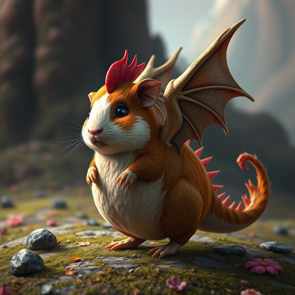 Muffin Guinea Pig Chicken Dragon Hybrid Creature