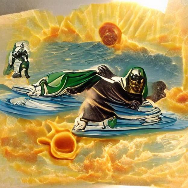 Doctor Doom Surfing on the Sun