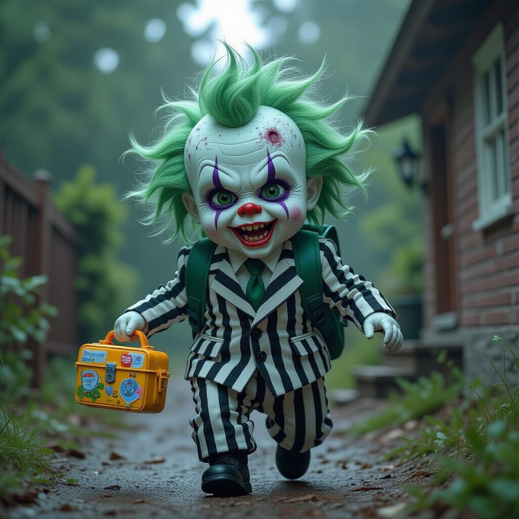Grotesque Baby Beetlejuice Goes to Preschool