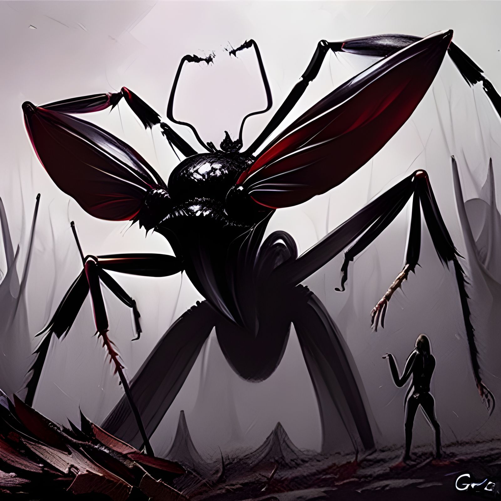 Giant Killer Ants in Detailed Fantasy Art