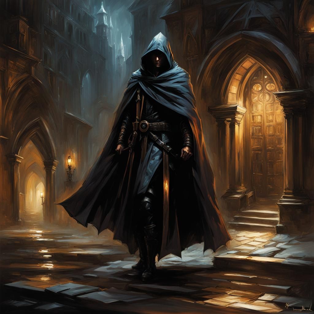 Mysterious Cloaked Spy in the Night