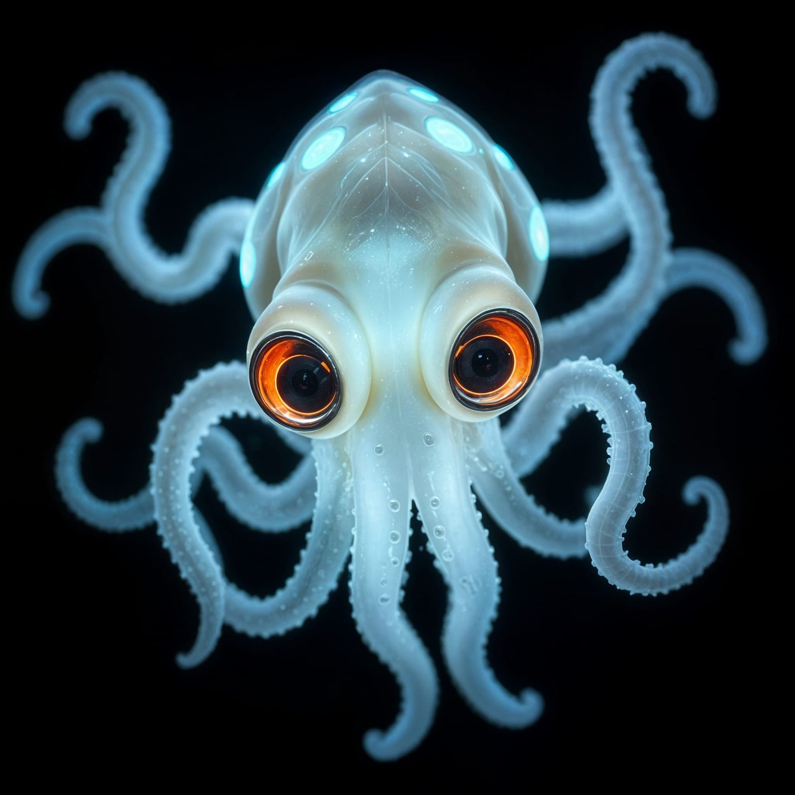 Bioluminescent Underwater Creature