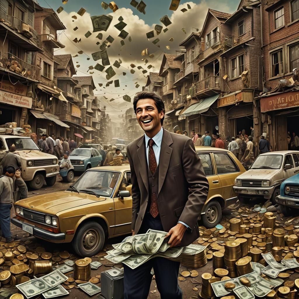 Investor's Success and Isolation: Matte Painting in 8K