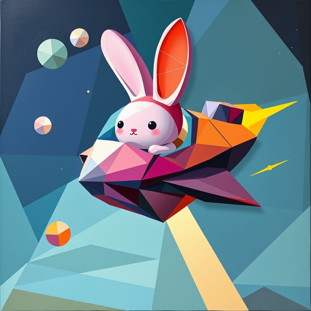 Miffy Bunny Spaceship