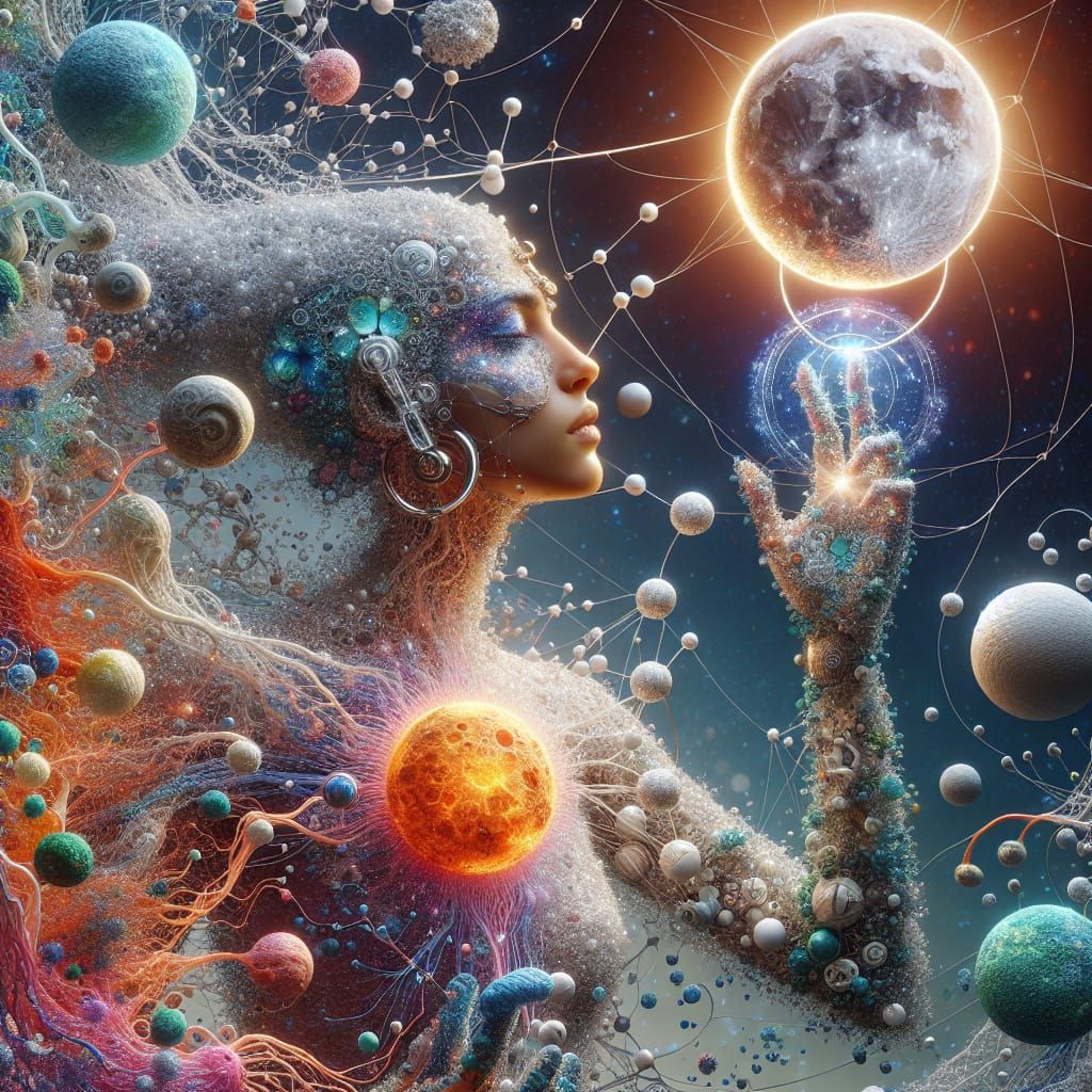 Transhumanist Goddess Unites Celestial and Terrestrial in Vi...