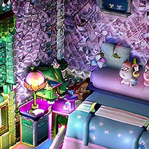 Animal crossing bedroom