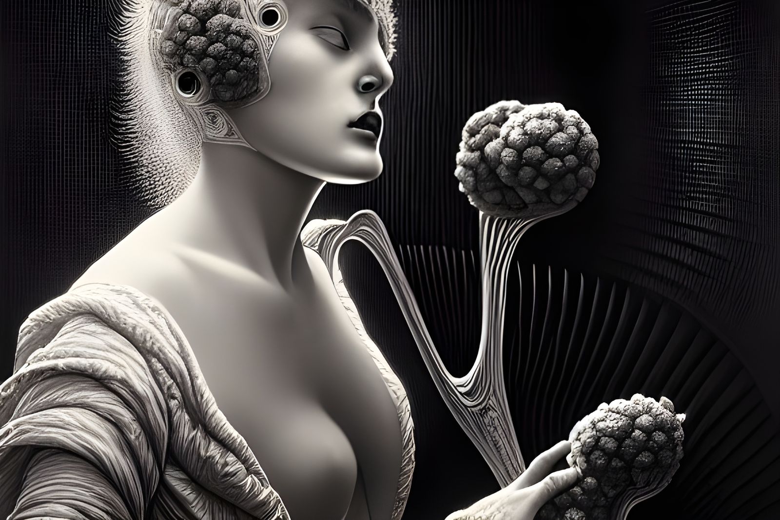 Milk and Honey in Desaturated Cybernetic Style