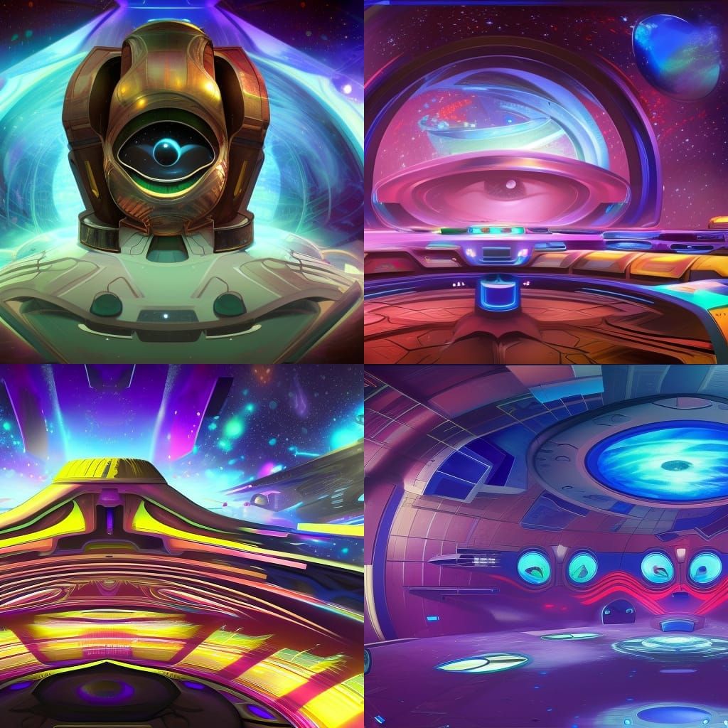 Galactic Federation Headquarters: Hyperrealistic Concept Art