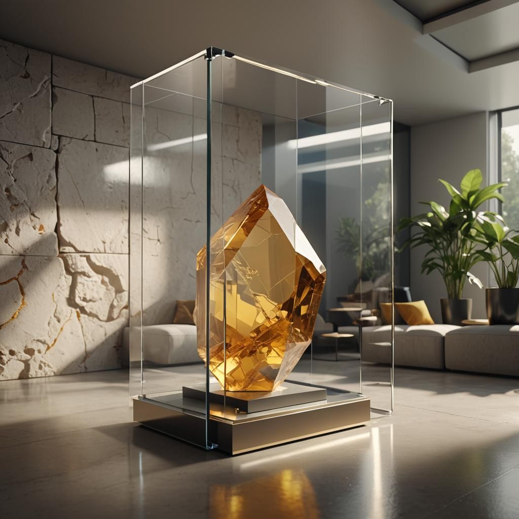 Minimalist Alien Interior with Quantum Computer