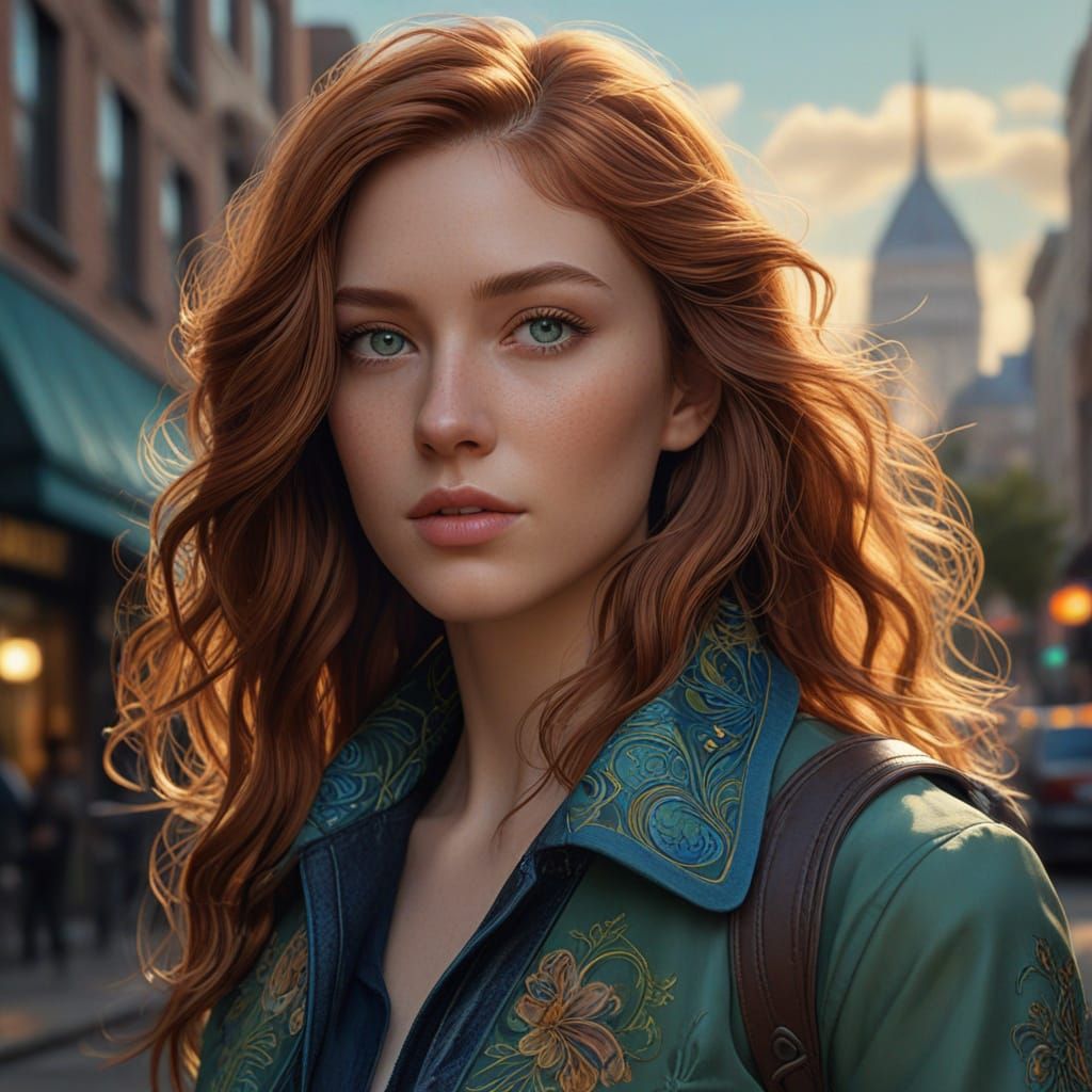 Hyper-Realistic Portrait of a Young Woman with Southeast Asi...