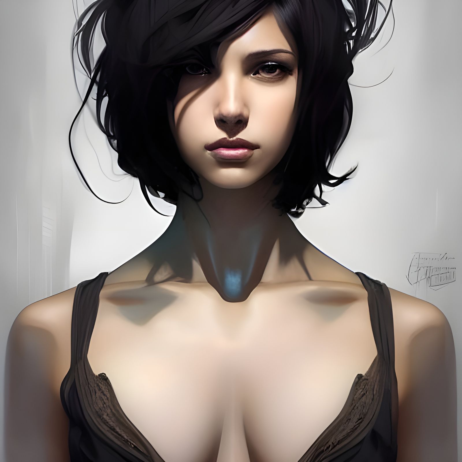 Hyperdetailed Portrait of Woman in Digital Art Style