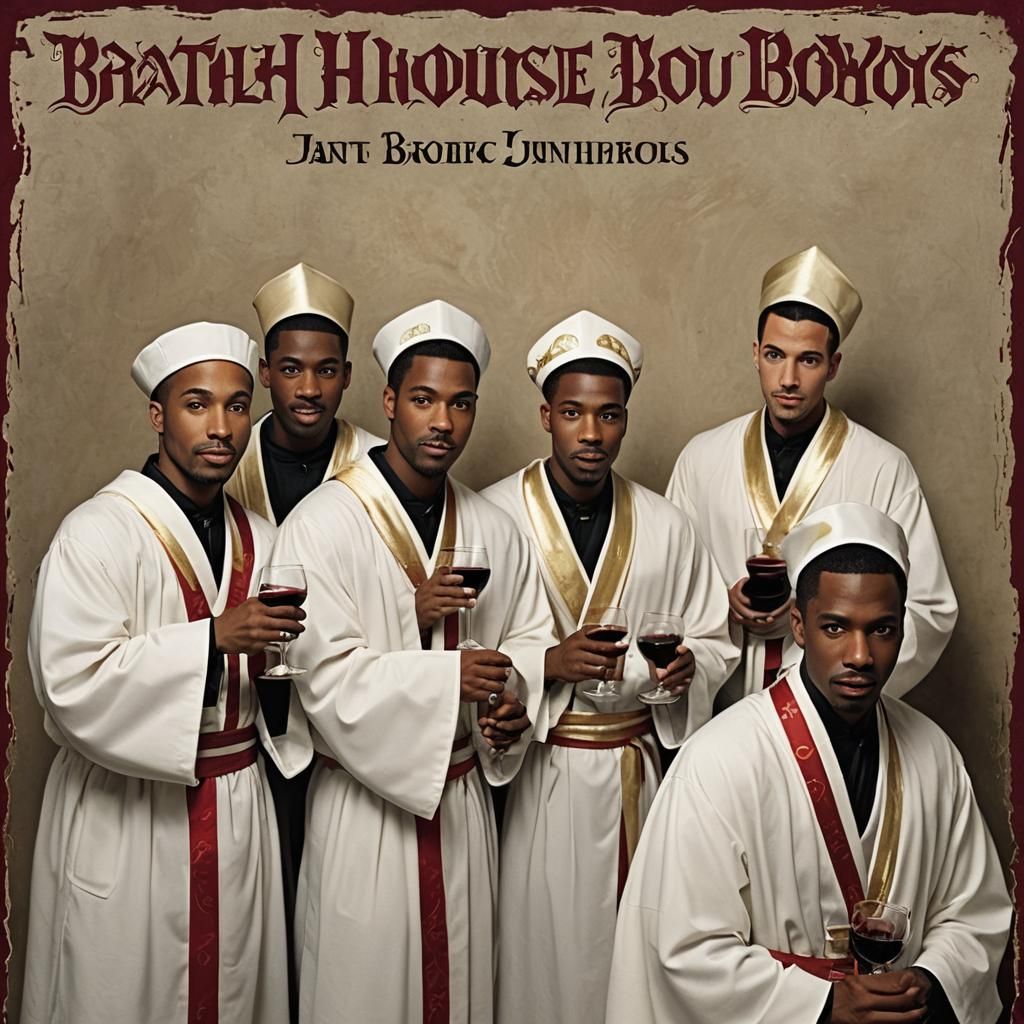 Bathhouse Boys Album Cover in 90s Style